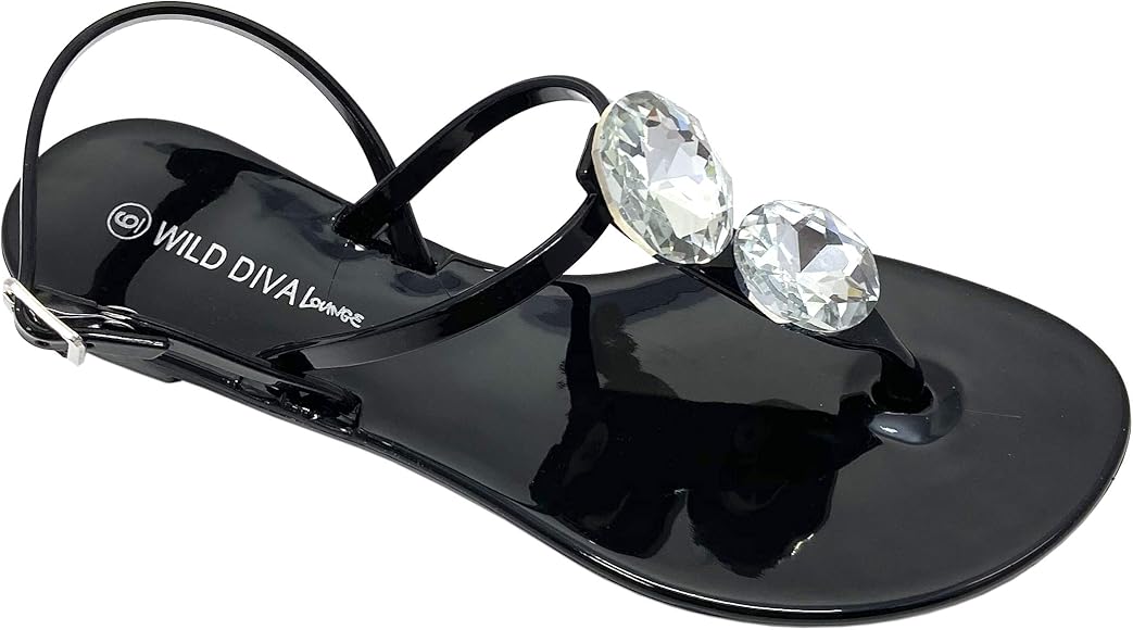 wild diva lounge jelly sandals