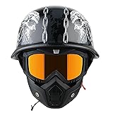 1Storm Novelty Motorcycle Half Face Helmet German