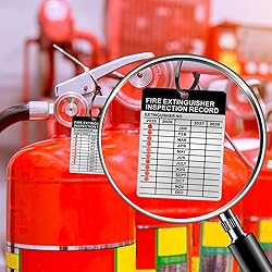 50 Sets Metal Inspection Tags Safety Inspection
