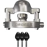 FORGEDX Stainless Steel Trailer Lock for 2" to 2-5/16" Couplers for Trailers, RVs, and Boats. (Made in THE USA)