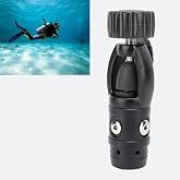 Yuecoom Professional Scuba Diving Regulator &ndash; First Stage Yoke System, High-Performance Aluminum Alloy, Precision Airflow Control for Deep, Cave &amp; Cold-Water Diving