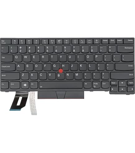 Teclado de substituição para laptop Lenovo ThinkPad X280 X390 X395