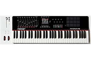 Nektar Panorama P6 - USB MIDI Controller Keyboard with Nektar DAW Integration, White, 61 Keys