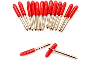 WOLOVO 15pc 45 Degree Roland Cutting Plotter Vinyl Cutter Knife Blades for Roland Plotter
