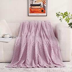 Puncuntex Light Purple Throw Blanket