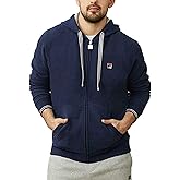 Fila Men's Full Zip Hoodie (M, 410 Navy)