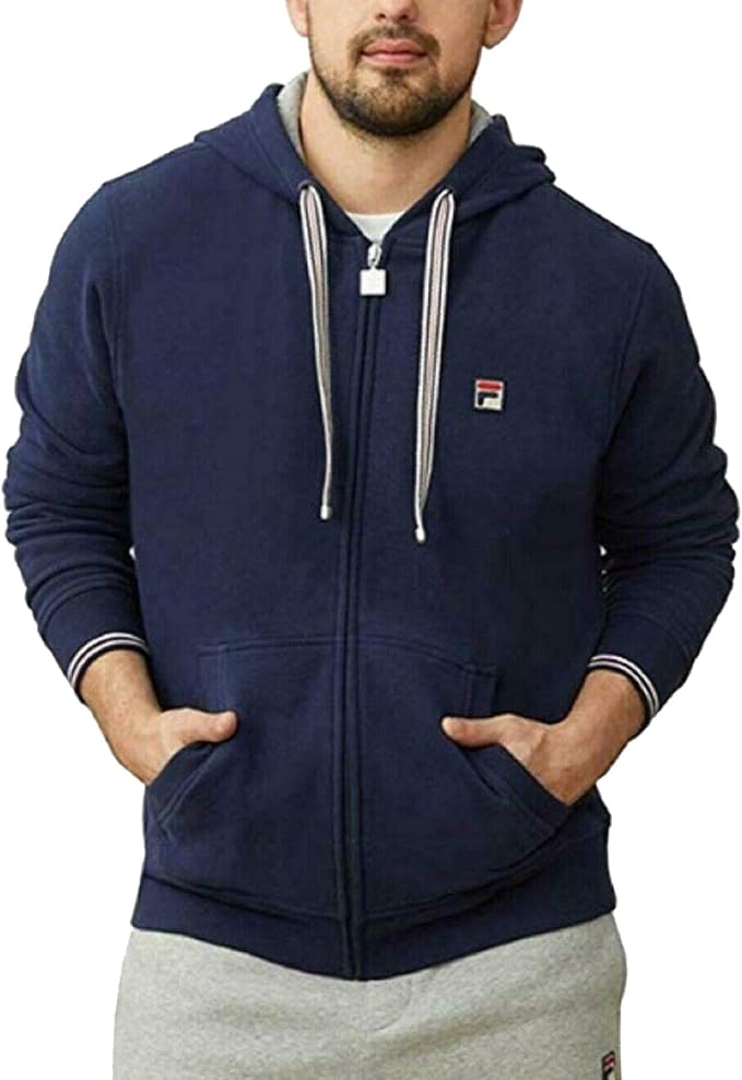 Fila men's full zip hoodie jacket Clearance