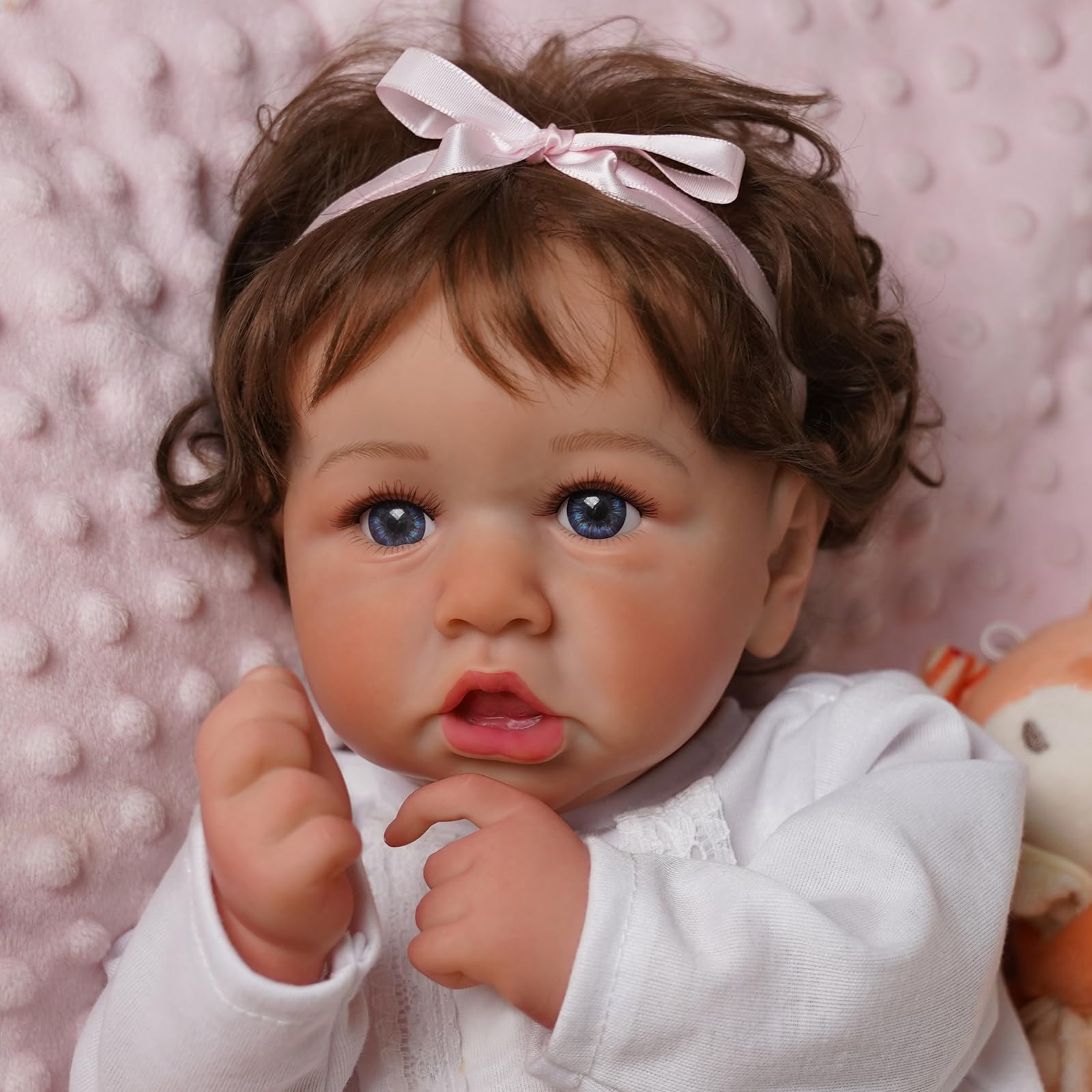 BABESIDE Baby Dolls Girl – 20 Inch Lifelike Handmade Silicone Baby Doll, Real Life Baby Doll with Accessories, Gift for Girls Age 3+ Pretend Play & Collection