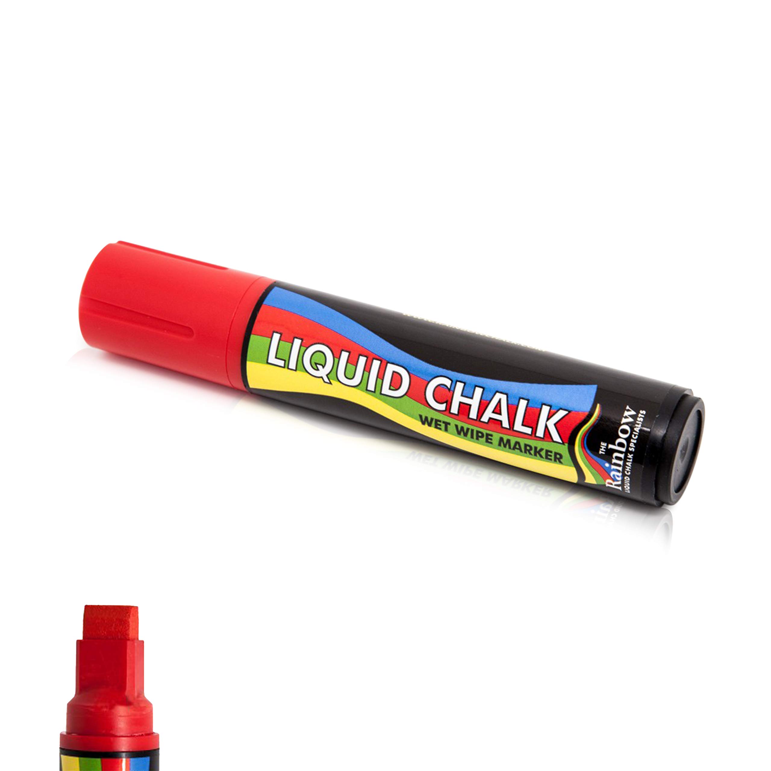 Liquid Chalk Marker Pen Large Red - 15mm Nib