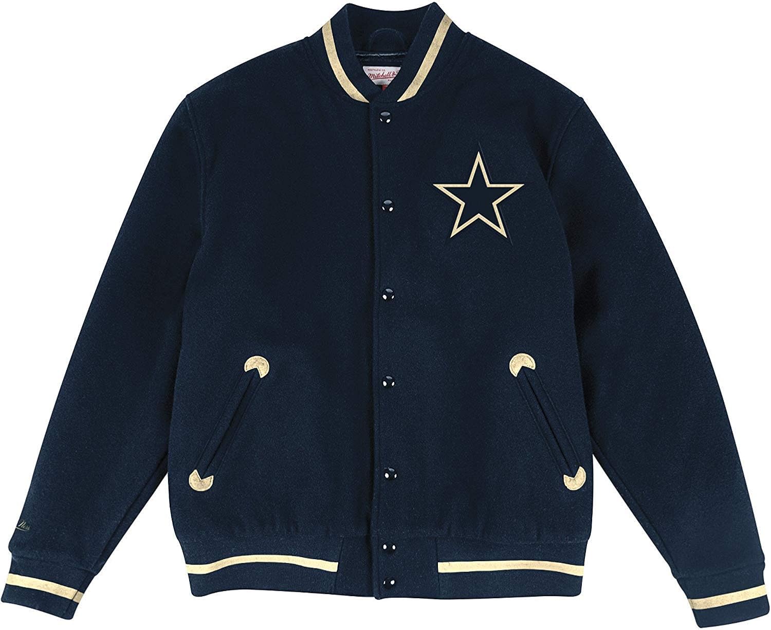 dallas cowboys mitchell and ness jacket