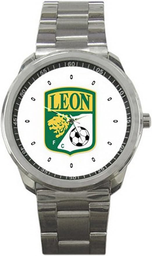 Leon Fc Mexiko Fussball Soccer 9 Clgo295 Herren Armbanduhren Edelstahl Amazon De Uhren