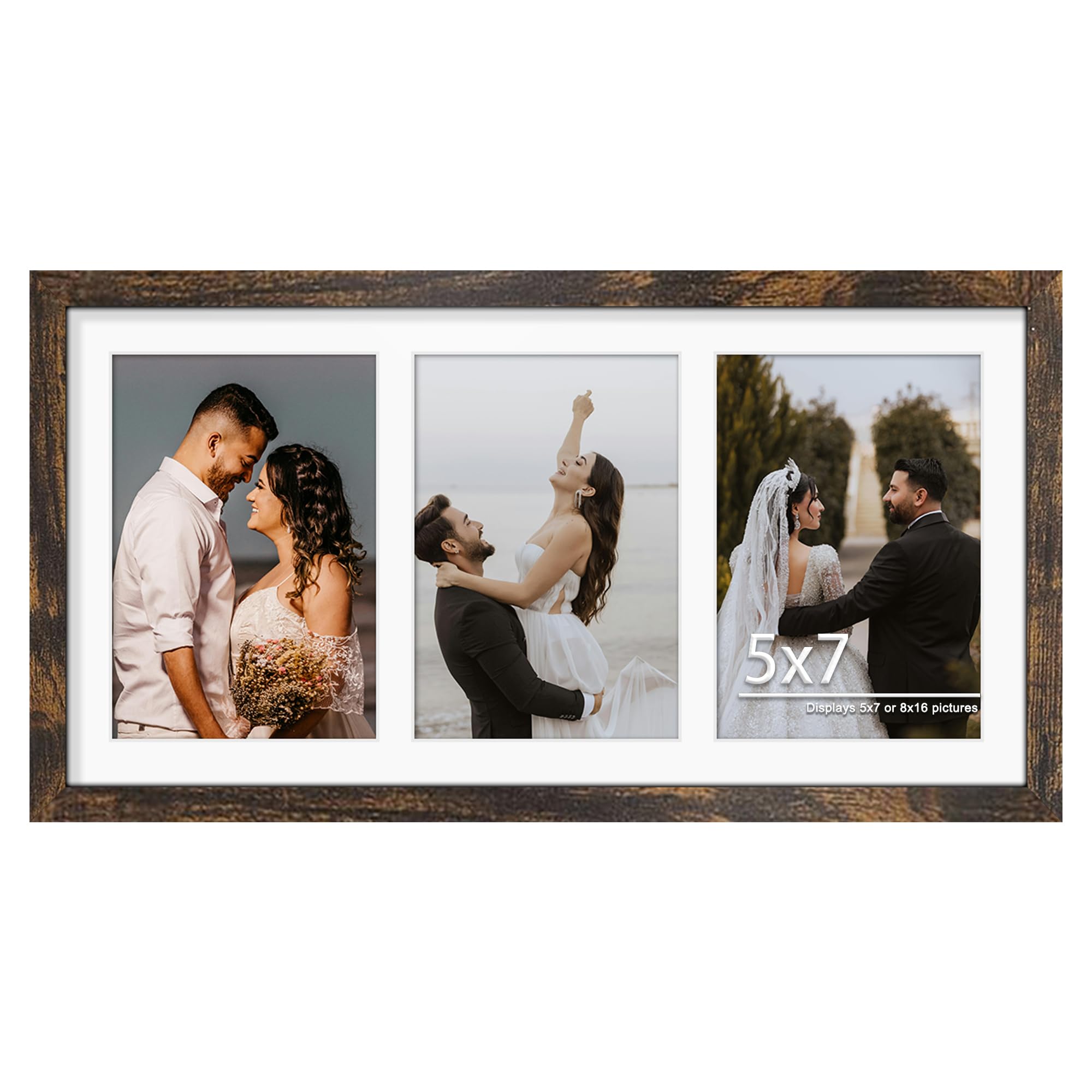 DUENPY 8x16 Collage Picture Frame, 5x7 Collage