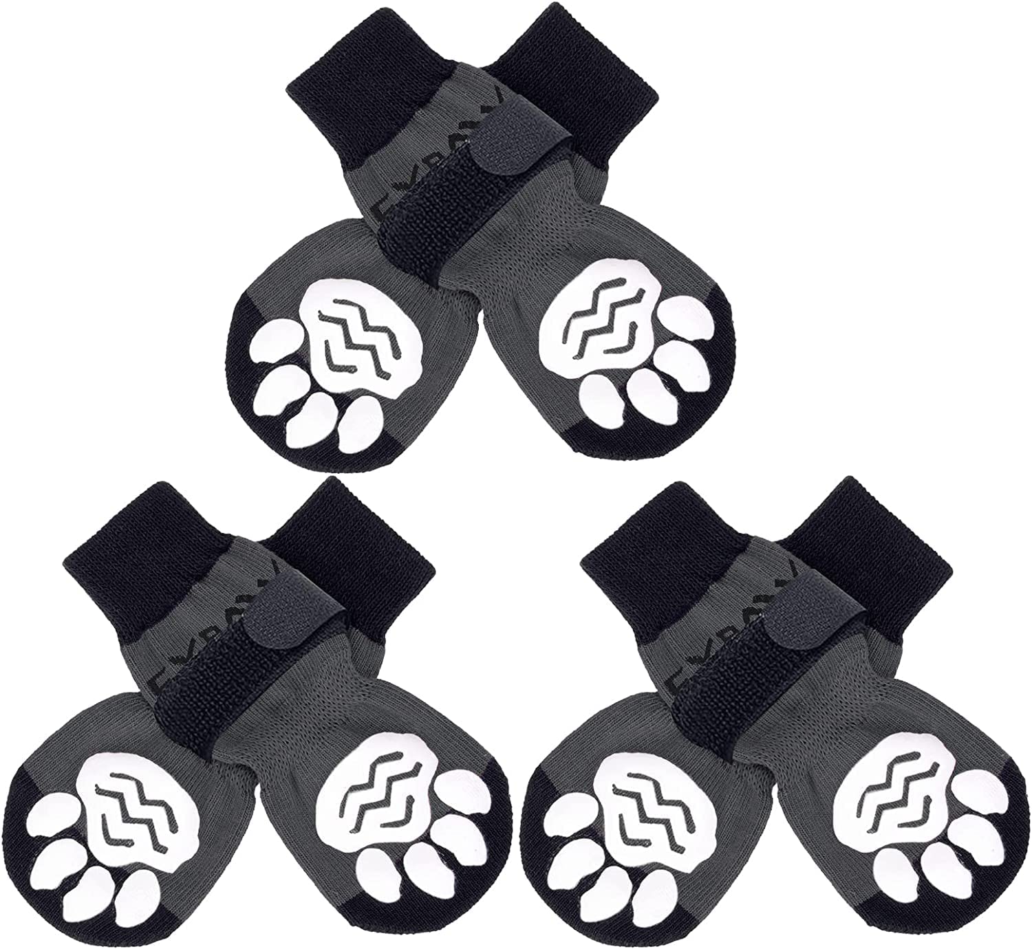 Photo 1 of * medium paws*EXPAWLORER 6PCS Anti-Slip Dog Socks to Prevent Licking Paws,Dog Shoes for Hot Pavement,Best PawProtector Traction Control on Hardwood Floor,Dog Booties for Puppy Small Medium Large Senior Dogs