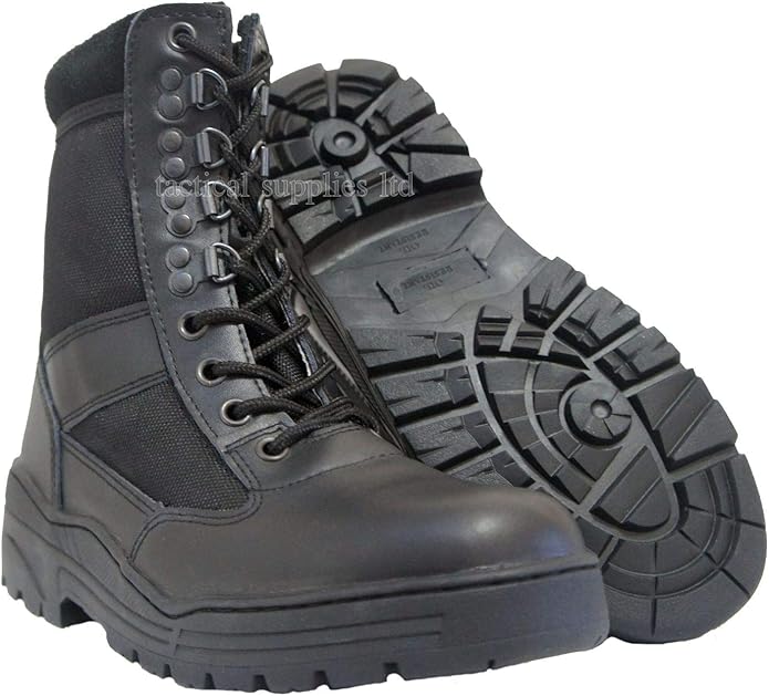 Cadet Boots, Patrol, Security Police, Army ACF CCF (10) Black Amazon