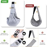 NiCola Puppy Sling Dog Carrier Hands Free Pets Sling for Walking Travel view 5