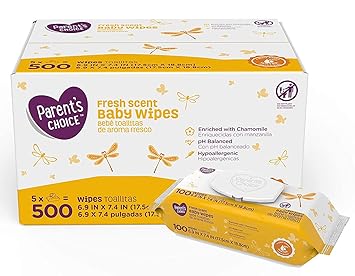 amazon elements baby wipes fresh scent