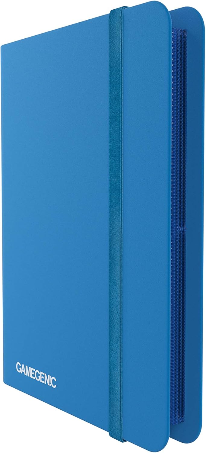 Gamegenic Casual Album 8-Pocket, Blue, Holds up to 160 cards
