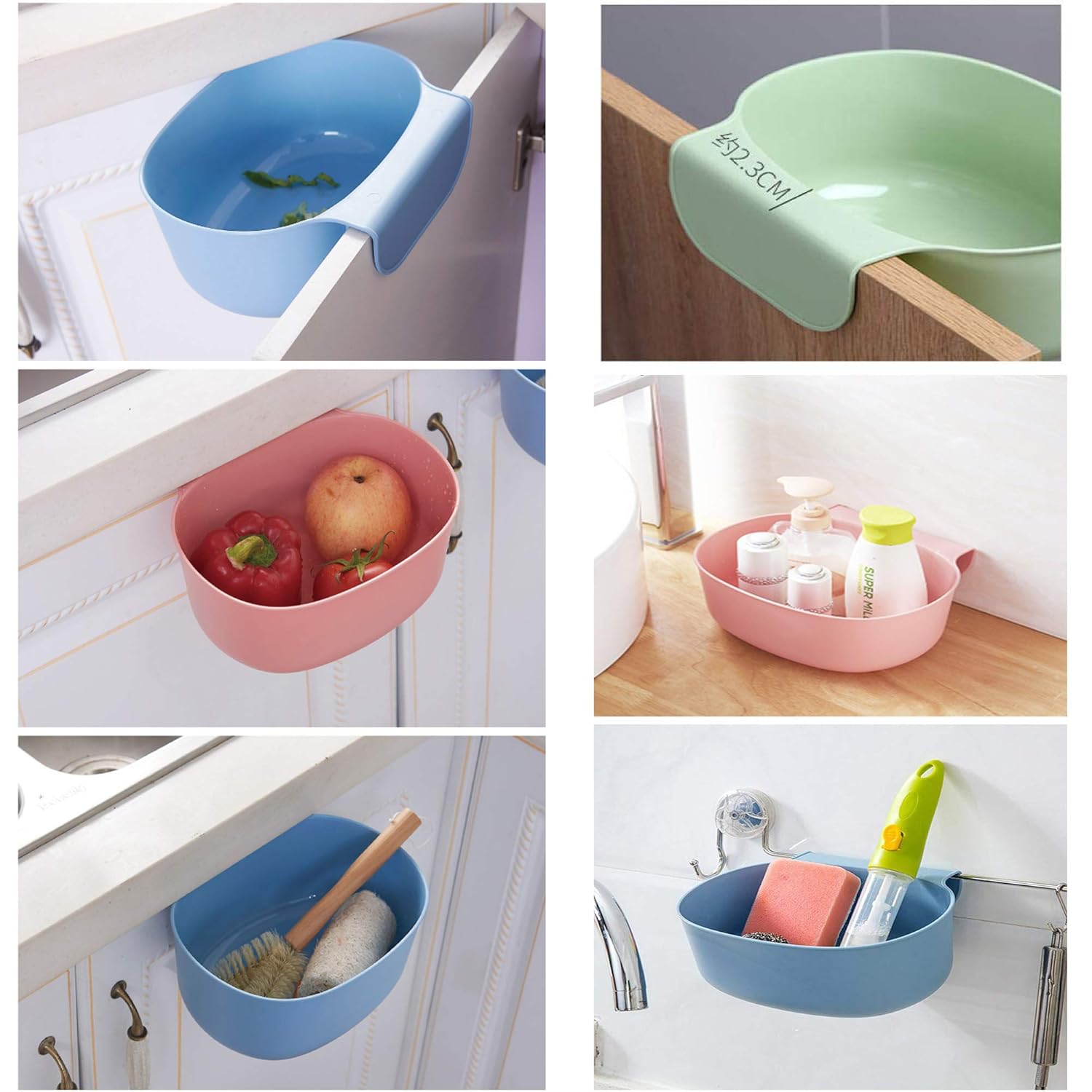 Basura y reciclaje Cubos de basura para la cocina HPiano 2pcs Bandeja