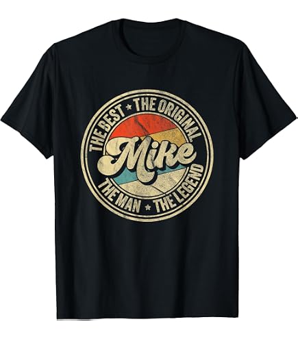 トップス mike Amazon.com: Vintage Mike Name Saying for Men Funny Mike T-Shirt