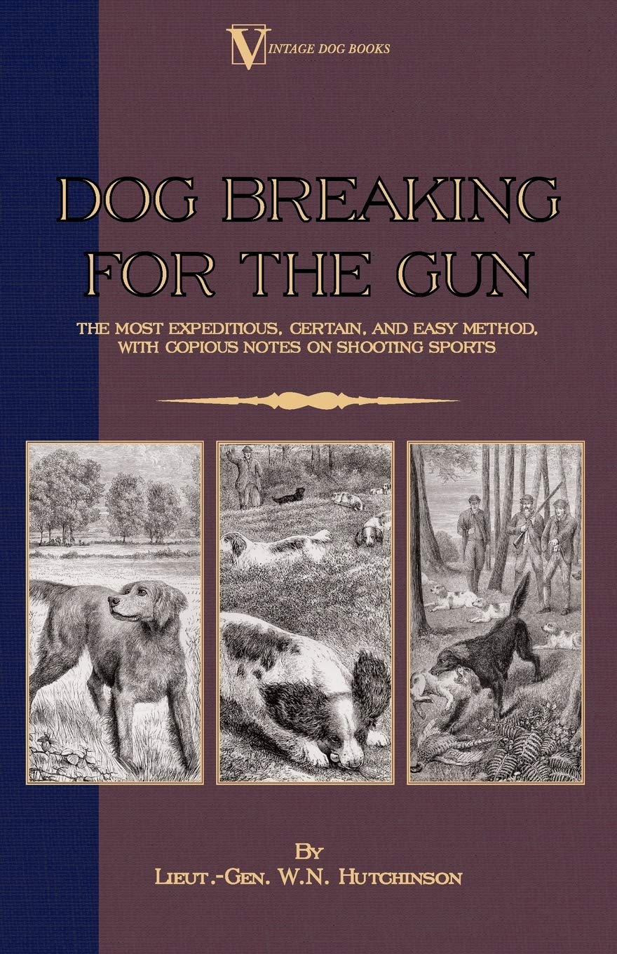 gun breaking a dog