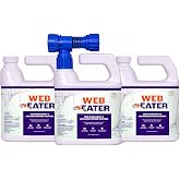 Web Eater Spider Web Dissolver &amp; Outdoor Repellent, 32 oz, 3 Pack | 3-pack of 32 oz concentrated bottles with hose-end sprayers for outdoor treatment.