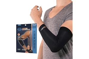 Copper Compression Recovery Elbow Sleeve - Highest Copper Content Guaranteed & Highest Quality Copper! | Infused Fit Wear Any