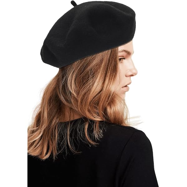 Wimdream Women Wool Bucket Winter Hats Black - Felt Wool  display picture 1