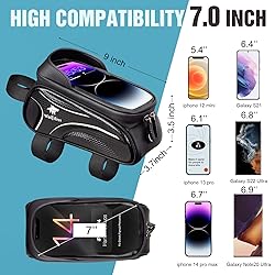 WOLFILIST Bike Bag - Waterproof Bike Frame Bag with