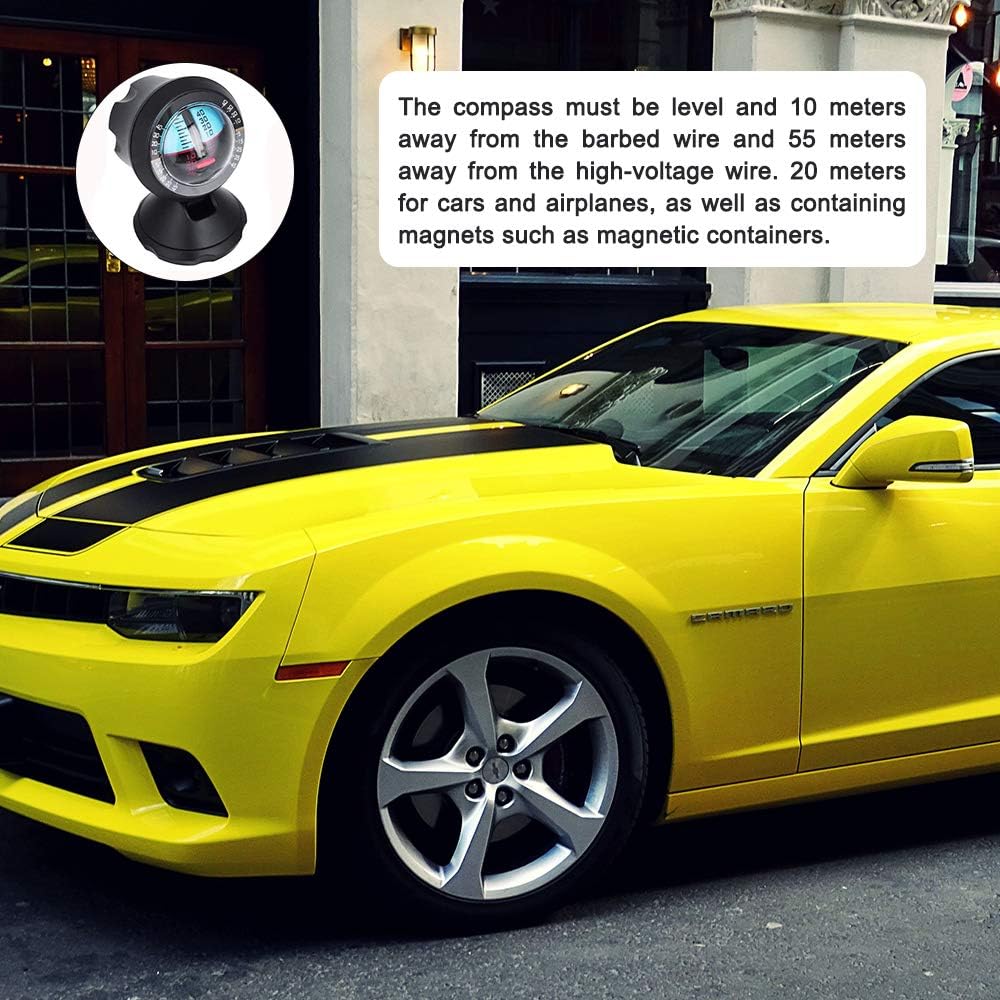 Gobesty Car Inclinometer, Level Tilt Gauge Indicator Gradient Balancer ...