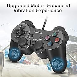 Cipon Wired Controller for PS-2 Console, Black