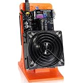 NerdQaxe++ Plus Bitcoins Miner 6 TH/s, 100W, Dual Silent Fans, PSU Included | 100W, SHA-256 ASIC, 16.5 J/TH Efficiency, 2.4G WiFi, Open-Source Firmware, for Home Solo Crypto Mining