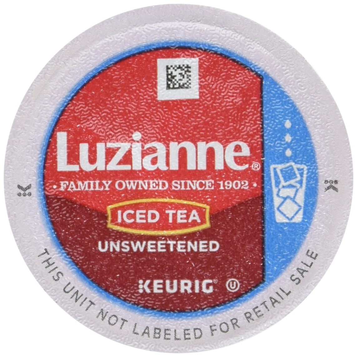 Luzianne Iced Tea, Unsweetened Single Serve K-Cup, 12 Count