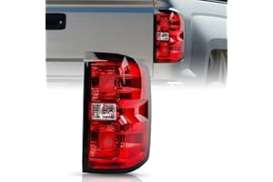 TUSDAR Tail Light Assembly For 2014-2018 Chevy Silverado 1500 2500HD 3500HD, GMC Sierra 3500 HD Outer Rear Taillight Assembly Replacement Brake Tail Lamp Right Passenger Side Bulbs Included