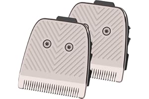 WUSUKER 2 Pack Replacement Blade for Manscaped The Lawn Mower 5.0 Ultra Trimmer Blades, Groin Hair Trimmer Ceramic Blade Head Refill with Cartridge,Fit for Manscaped Lawn Mower 5.0 Ultra Replacement Blades