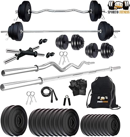 50kg combination weightlifting set