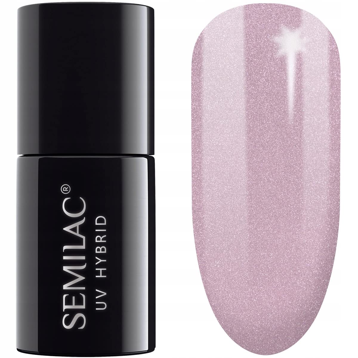 SEMILAC 553 Lazy Morning Nail UV Gel Polish | Long Lasting and Easy to Apply | Soak off UV/Led | Perfect for Home and Professional Manicure and Pedicure 7 ml