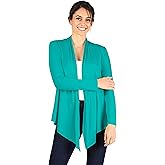 Simlu Lightweight Cardigans for Women Reg and Plus Size Light Cardigans for Women Summer Long Sleeves