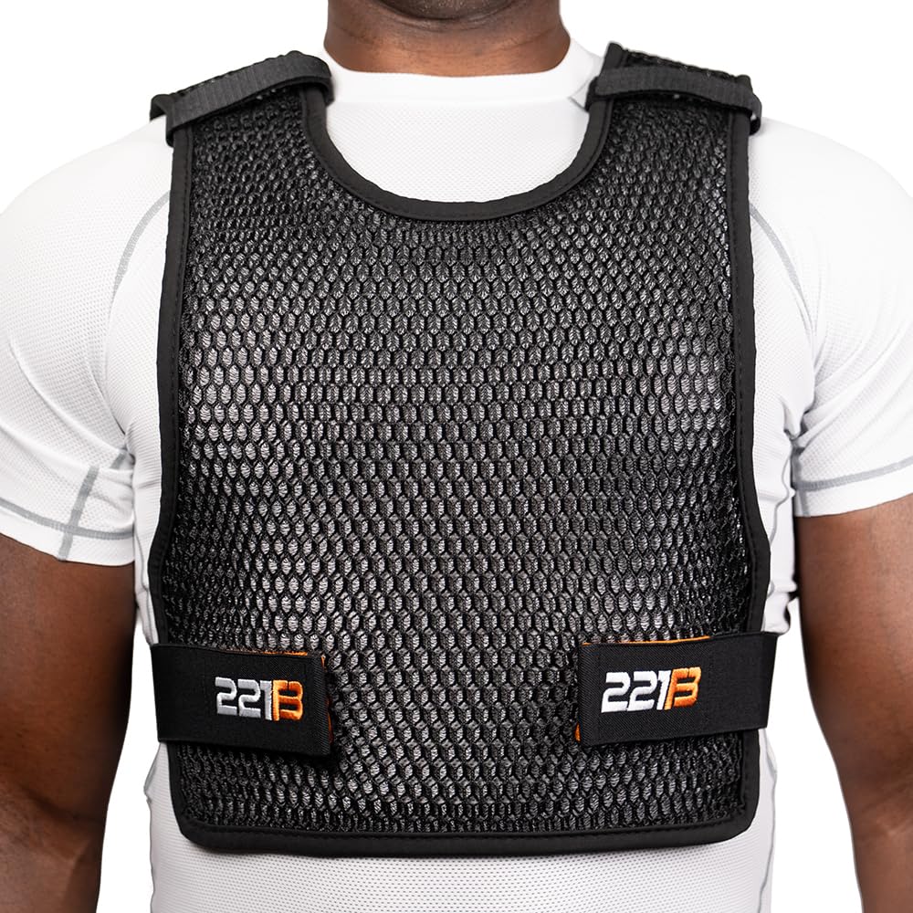 221B Tactical Men's Maxx-Dri 3.0 Body Protection Airflow Ventilation Police Vest, Black, Medium/Large