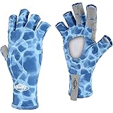 Palmyth UV Protection Fishing Fingerless Gloves UPF50+ Sun Gloves Men Women for Kayaking, Hiking, Paddling, Driving, Canoeing, Rowing