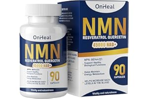 NMN Supplement 500 mg - NAD+ Booster,99% NMN Nicotinamide Mononucleotide Supplement. Enhances cellular energy and metabolism.