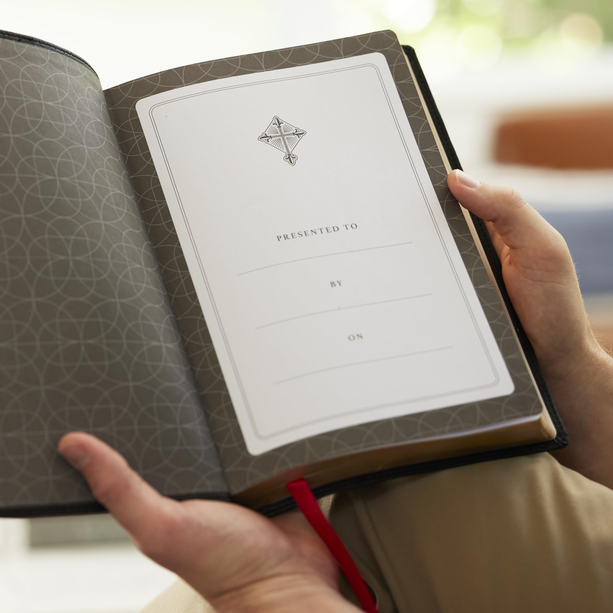 RSV2CE, Thinline Large Print Catholic Bible, Brown Leathersoft, Comfort Print