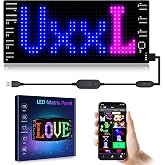 GOTUS LED Sign for Car,Scrolling LED Sign,Flexible, Bluetooth APP,DIY Design Animations,Text, Graffiti (3"x 7")
