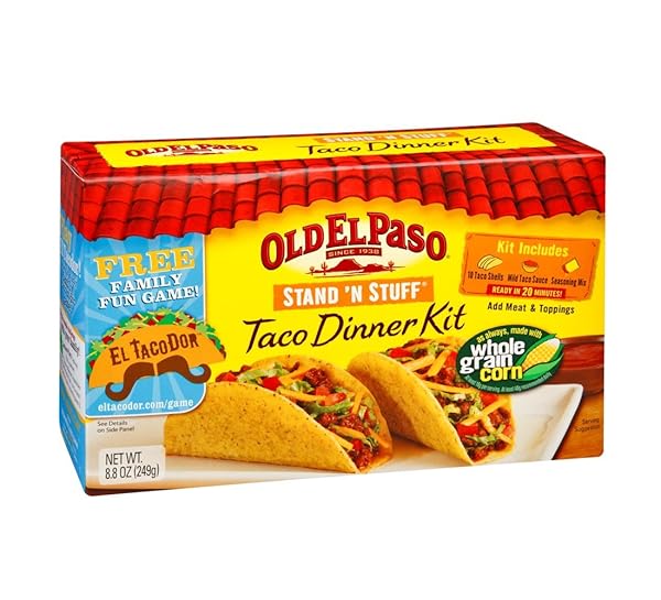 OLD EL PASO STAND N STUFF TACO DINNER KIT