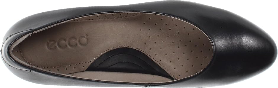 ecco sculptured 45 plain pump