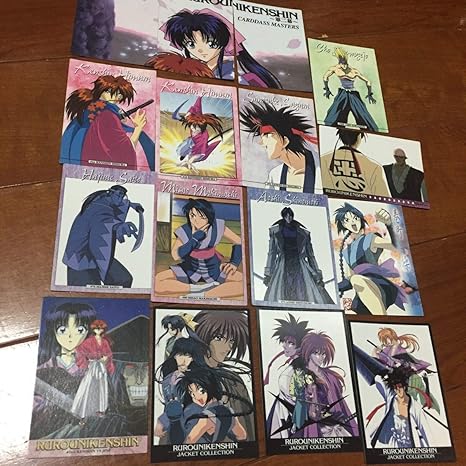 Amazon るろうに剣心 初版トレカ 超 約25年以上前のカード 巻町操 四乃森蒼紫 斎藤一 弥彦 左之助 薫 恵 カードダス 侍 刀 アニメ 萌えグッズ 通販