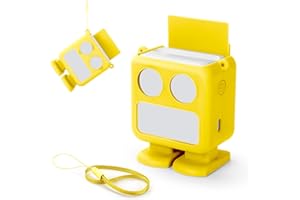 PIACLEN Silicone Cover for Yoto Mini Player, Soft Anti-Slip Protective Sleeve Case for Mini Player (Yellow)