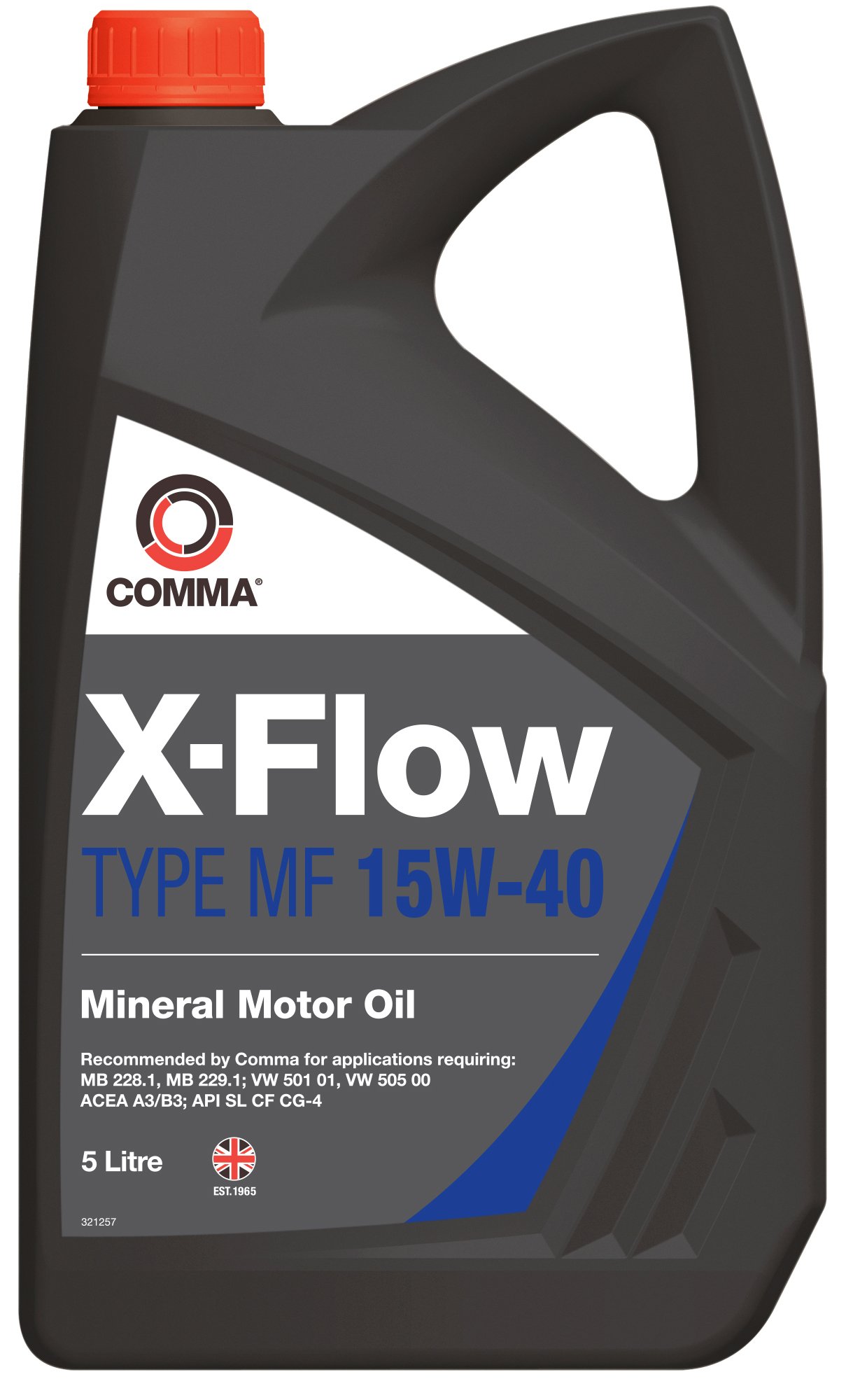 Comma XFMF5L 5L X-Flow Type MF 15W40 Mineral Motor Oil