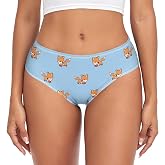 CaTaKu Women’s Bikini Underwear Cute Briefs Hipster Panties for Womens Ladies Underwear Panty
