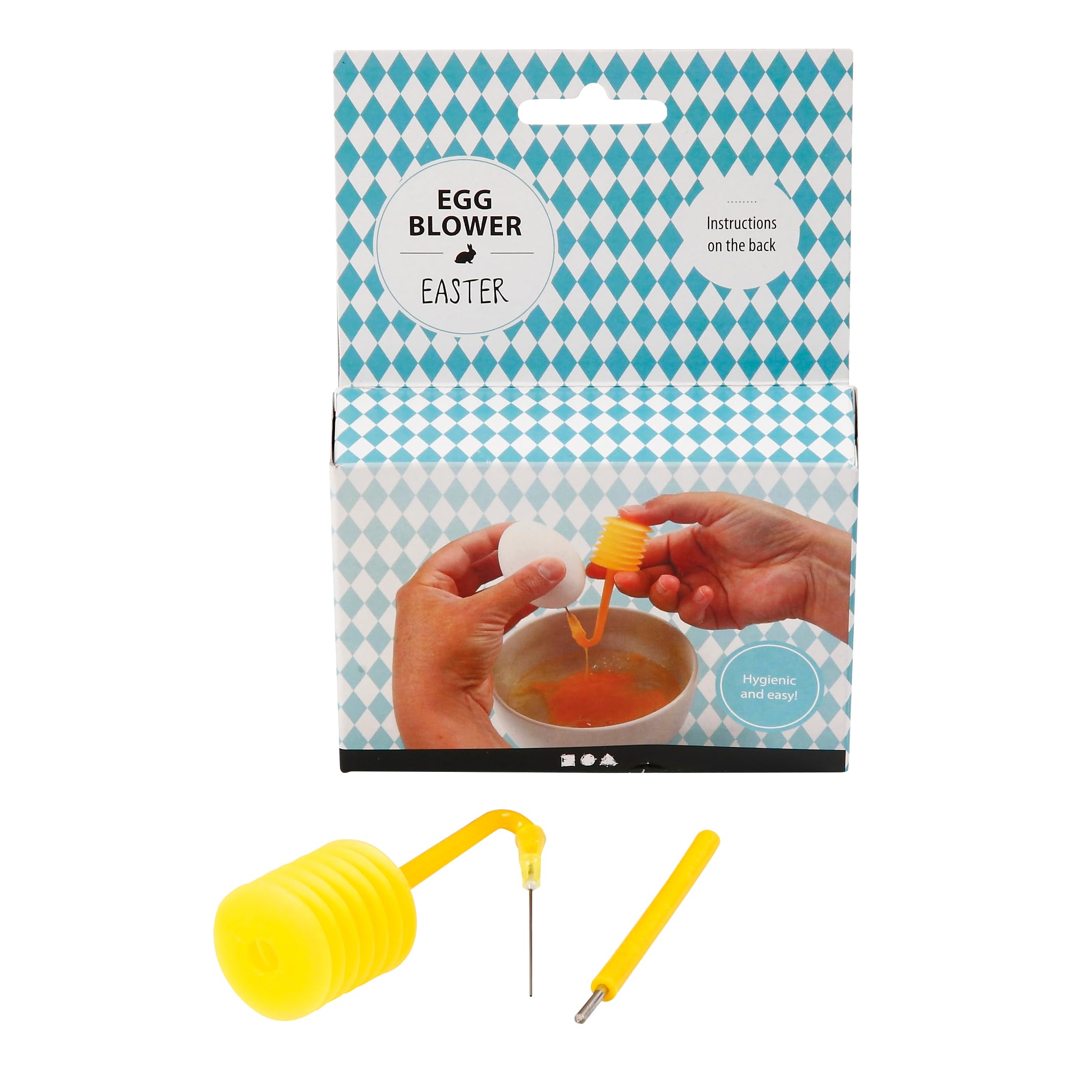 Heitmann Egg Colours 60092 Blow–Fix for easy Blowing Out Of Easter Eggs, 15.2 x 3.1 x 11.2 cm