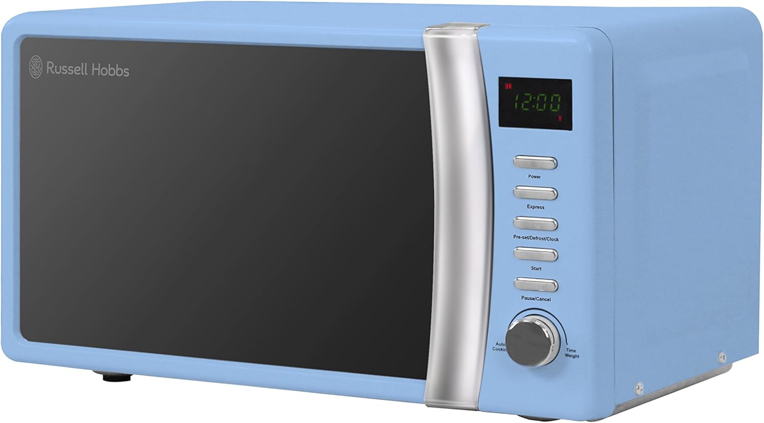 Russell Hobbs RHMD702BL 17L Digital 700w Solo Microwave Pastel Blue